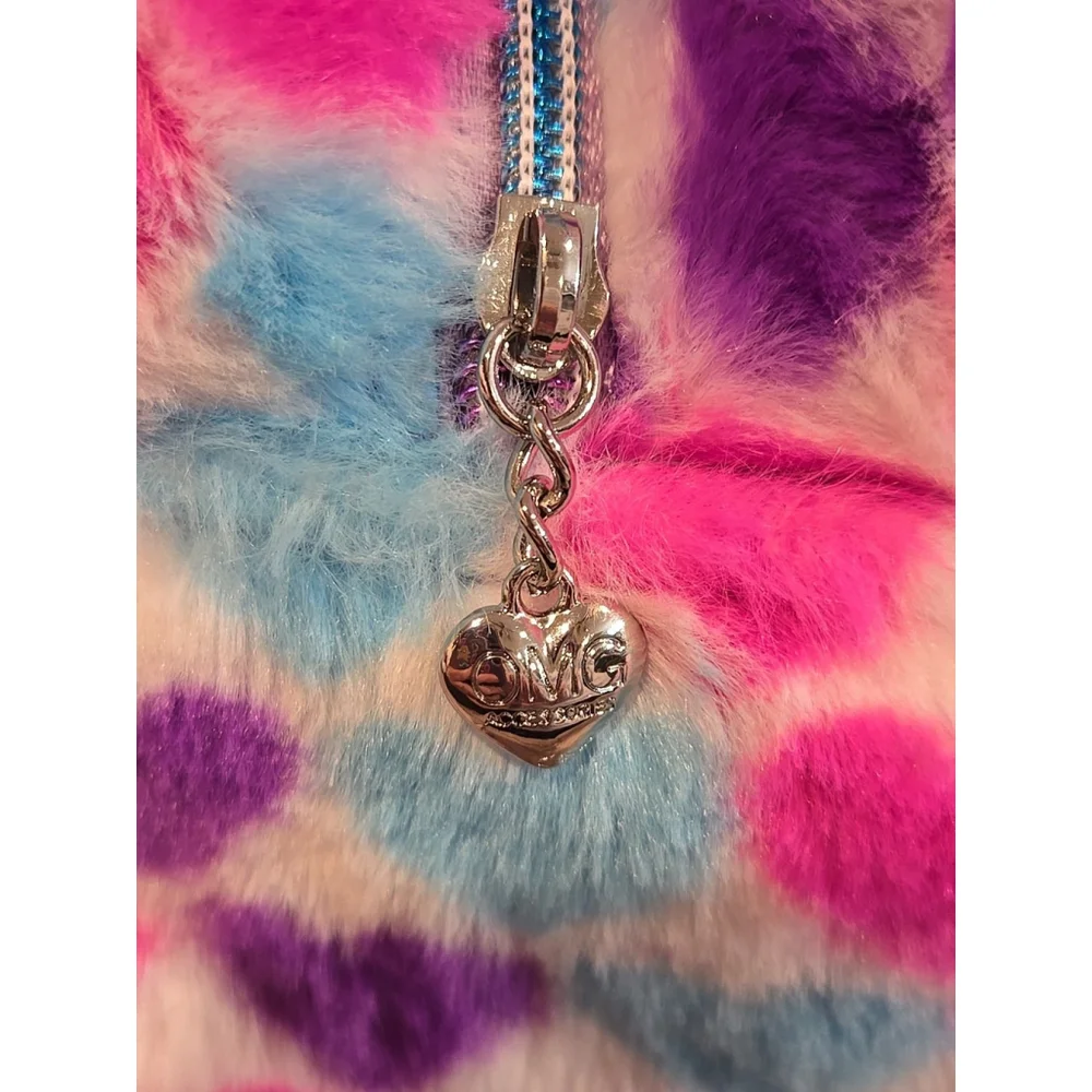 Ms. Gwen's OMG Accessories Heart DANCE Duffle In Orchid Cute & Soft NWT (225)
